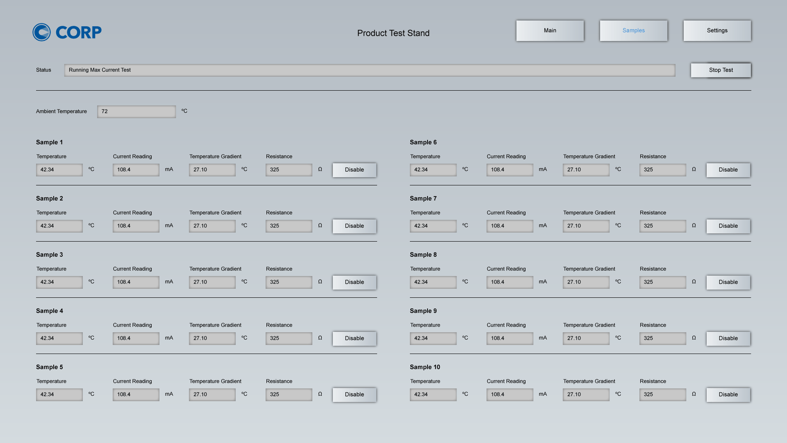 Beckhoff Automated Electric Test Stand Interface